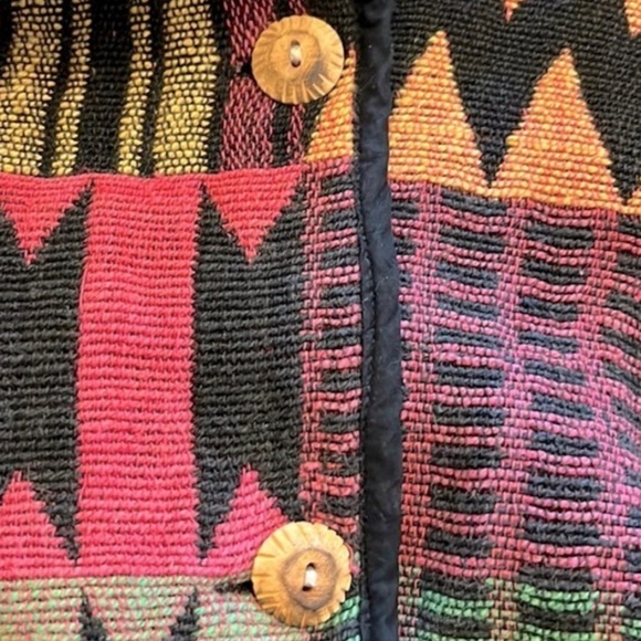Vintage | New Identity Aztec Print Blazer (Size M) - Picture 4 of 5